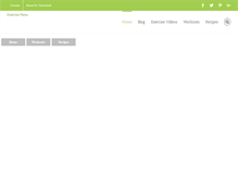 Tablet Screenshot of exercisemenu.com